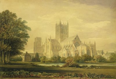 Wells Cathedral by John Chessell Buckler